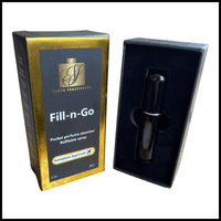FILL-N-GO perfume atomiser spray 5ml by Super fragrances - black