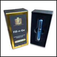FILL-N-GO perfume atomiser spray 5ml by Super fragrances - Blue