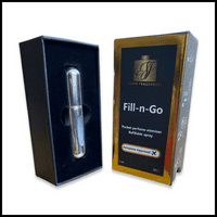 FILL-N-GO perfume atomiser spray 5ml by Super fragrances- silver